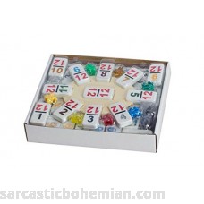 CHH Double 12 Professional Mexican Train Dominoe Set with Numeral Tiles B005YYP4HG